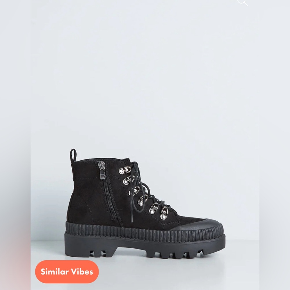 ModCloth NIB 90' Inspired Making Tracks Boots - Black - Picture 2 of 4